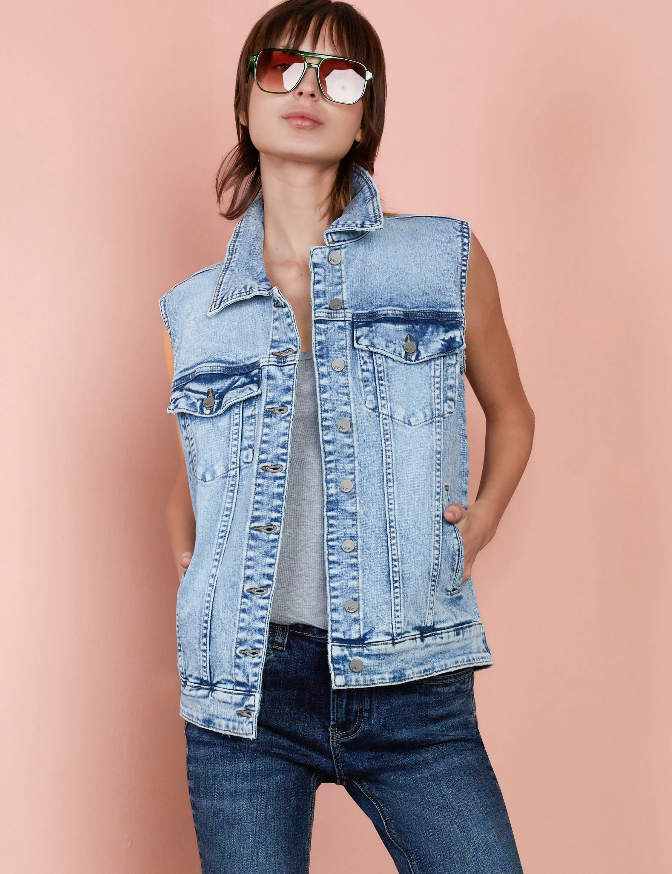 Trucker Denim Vest