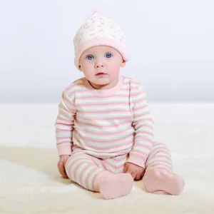 Under the Nile Organic Baby Pajamas - Girl Stripe