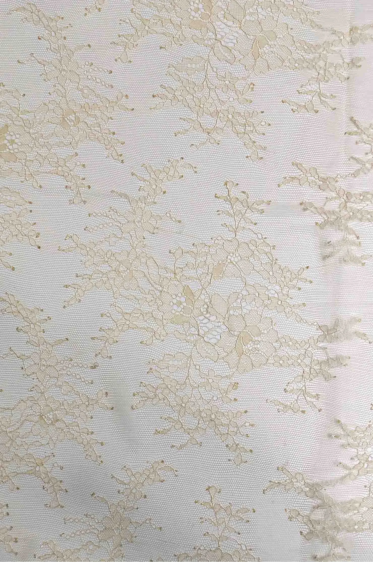 Vanilla French Plain Lace FLP-002/26 Fabric