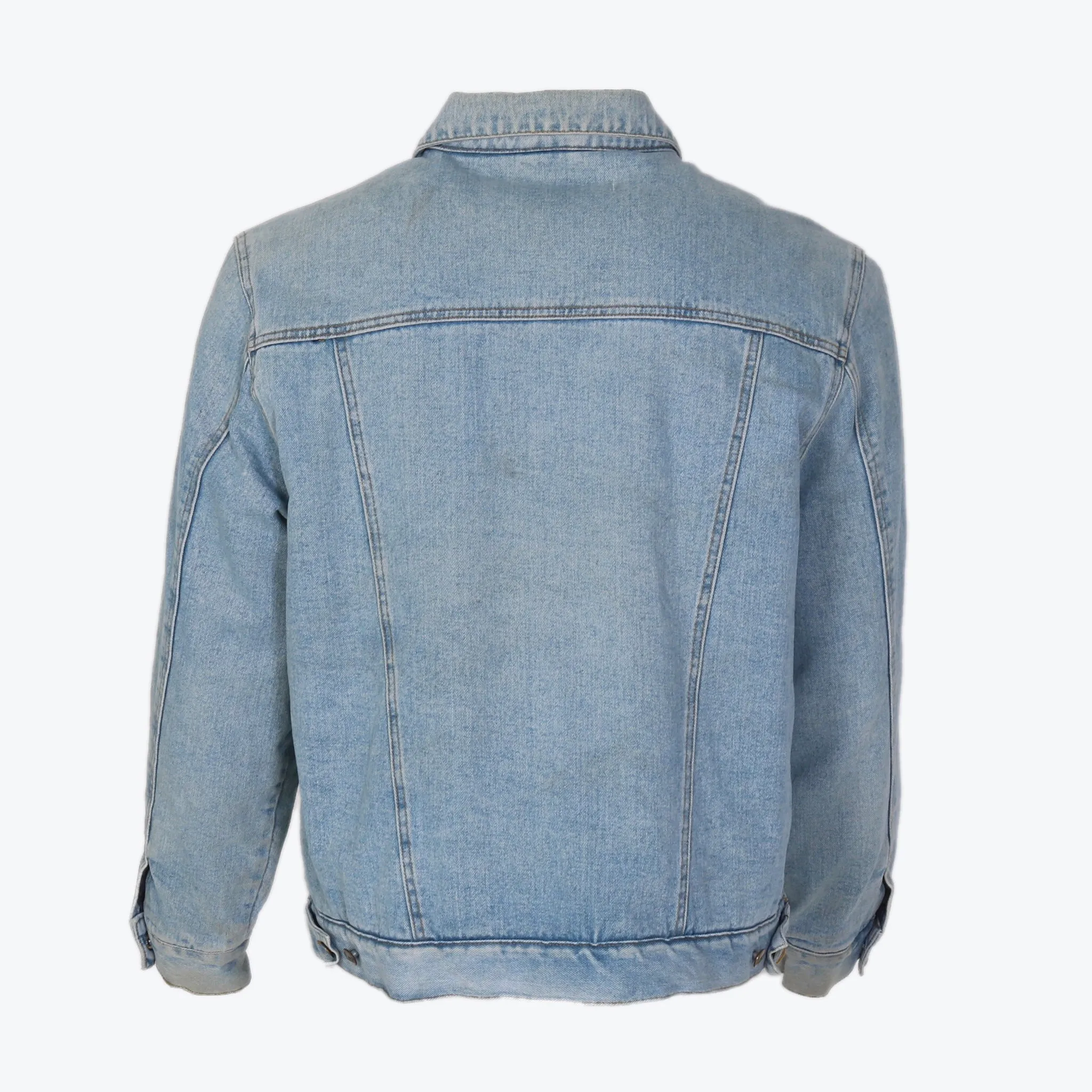 Vintage Denim Sherpa Lined Jacket