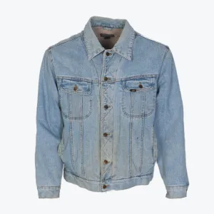 Vintage Denim Sherpa Lined Jacket