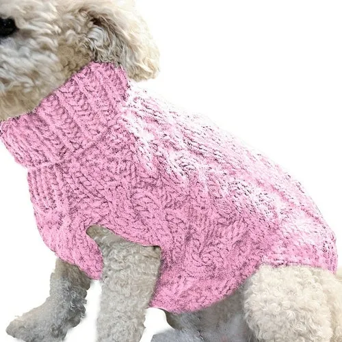 Winter Knitted Dog Clothes Warm Jumper Sweater For Small or Large pet