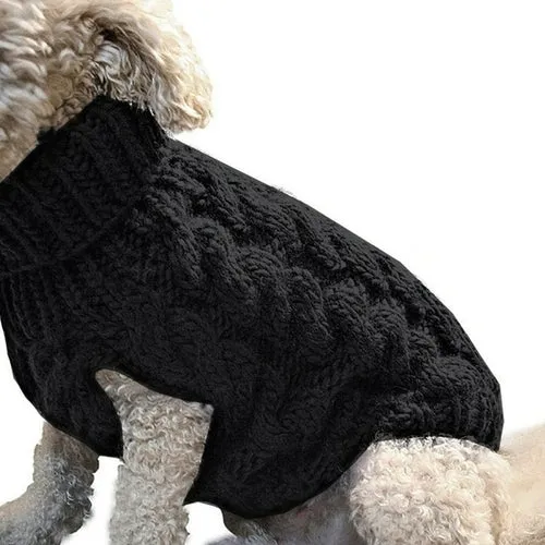 Winter Knitted Dog Clothes Warm Jumper Sweater For Small or Large pet