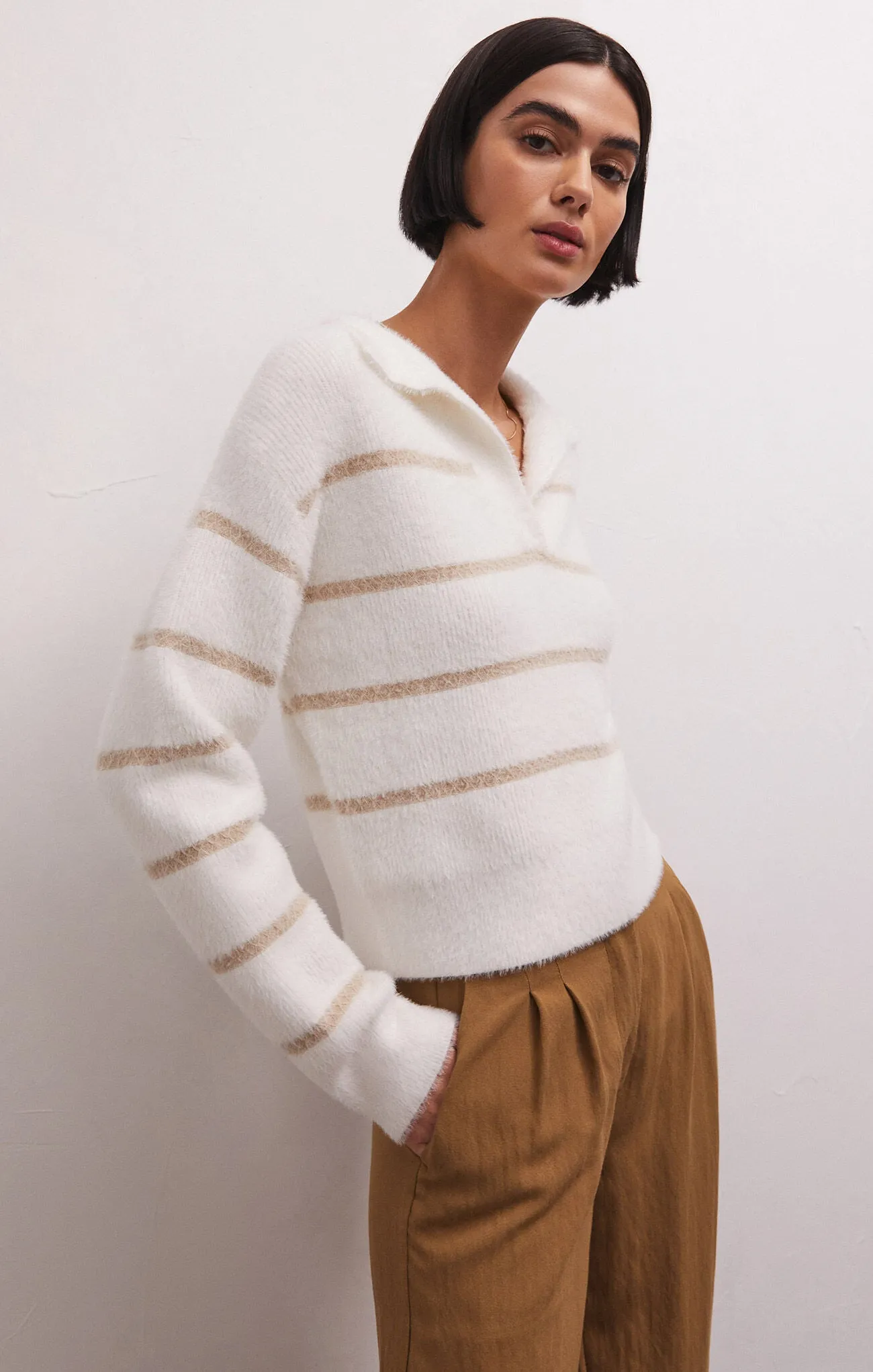 Z Supply Monique Stripe Sweater